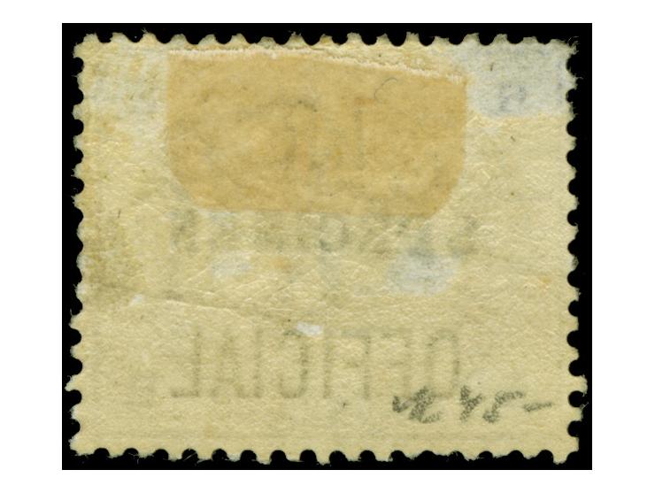 1885, I.R. Official 2½ d. lilac, lettered EB, overprinted SPECIMEN (Type 9) in black, unused regummed, otherwise fine