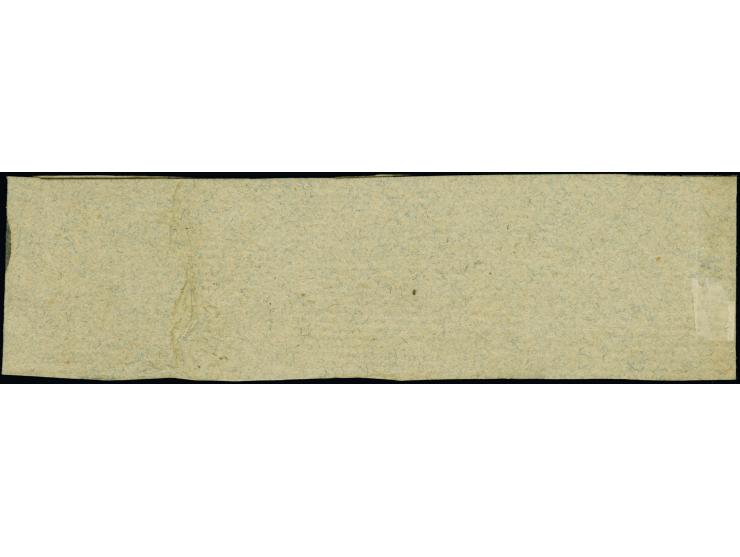 1858, Zeitungsmarke 1,05 Kr. lila, allseits breitrandig, mit sauber aufgesetztem EKr. "STEYR 11/4" auf komplettem kleinen Str