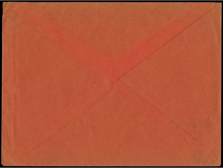 1924, Korbdeckel 10 Pfennig mit Stempel “BREMERHAVEN 28.1.24” auf Vordruckbrief “Ozean-Brief” nach Stettin, kleine Randspuren