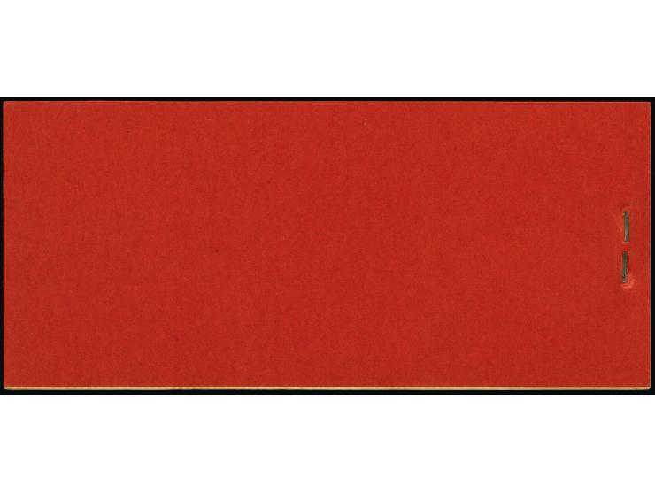 1936, WHW Bauten Markenheftchen 2 RM mit doppelter Originalklammerung, postfrisch, in einwandfreier Erhaltung, Fotobefund D. 