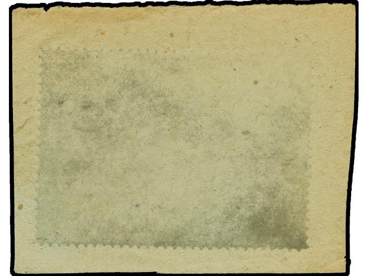 KRIEGSGEFANGENEN- UND LAGERPOST: 1915, Knockaloe, Insel Man, Lagerpostmarke in braun, vierseitig gezähnt, sauber mit Stempel 