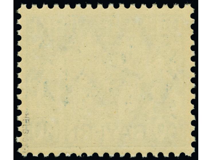 1916, Wappen 60 Pfg. schwarzbläulichgrün auf rahmfarbenem, satinierten Papier, postfrisch, tadellos