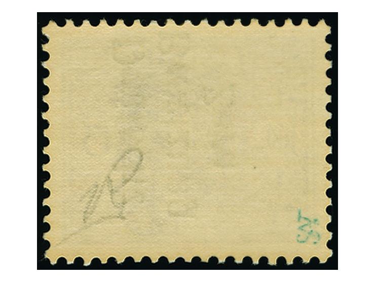 1943, 5L., von Aufdruckfeld 14 mit Aufdruckfehler “D von Deutsche unten offen", postfrisch, sehr selten mit einer Auflage von