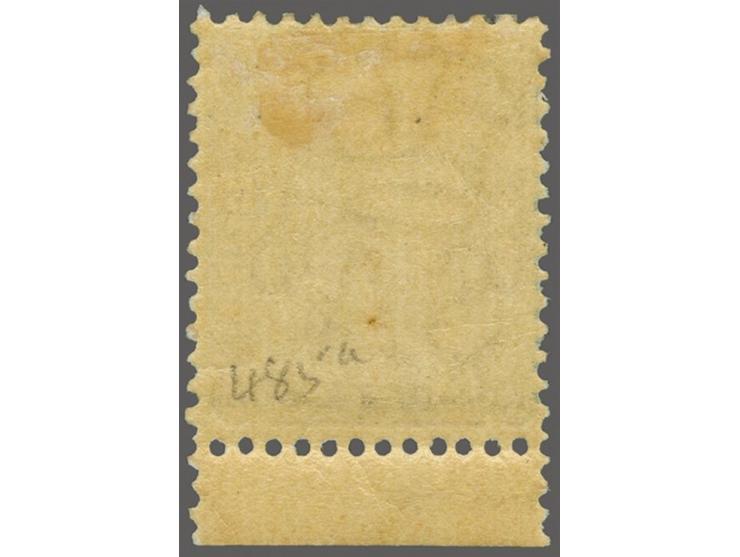 1900, 6 d. blue, wmk. Crown SA, perf. 13, overprint variety no stop after "S", mint hinged, bottom margin, fresh and fine £ 1