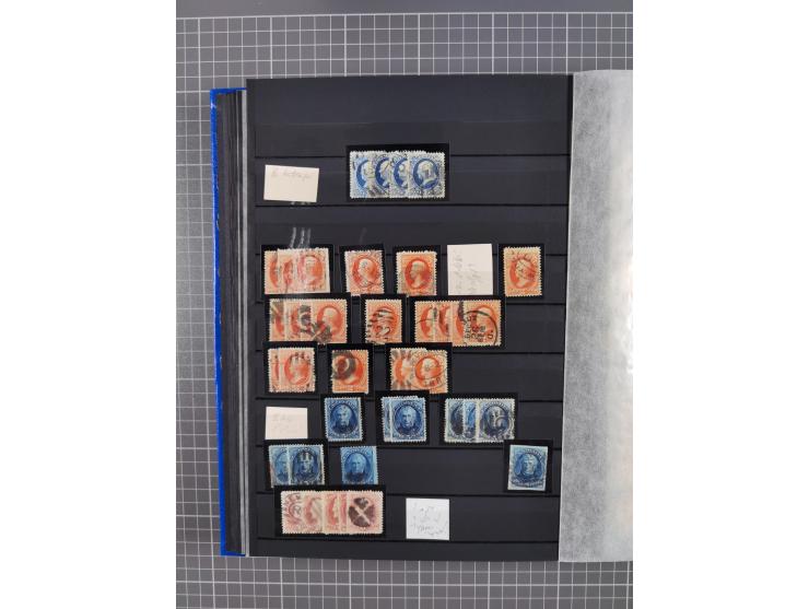 1847/1920 (ca.), interesting holding in stockbook, unused and used, containing much better and interesting material as Michel