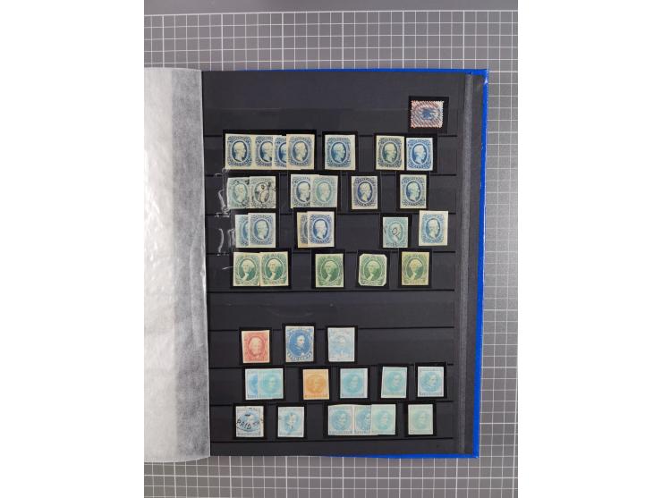 1847/1920 (ca.), interesting holding in stockbook, unused and used, containing much better and interesting material as Michel