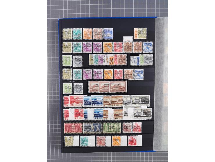 1922/44 (ca.), reichhaltige Partie von meist kompletten Ausgaben im Steckbuch, dabei auch schöner Teil ungebraucht/postfrisch