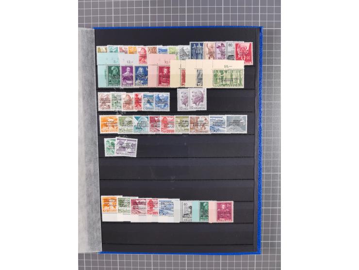 1922/44 (ca.), reichhaltige Partie von meist kompletten Ausgaben im Steckbuch, dabei auch schöner Teil ungebraucht/postfrisch