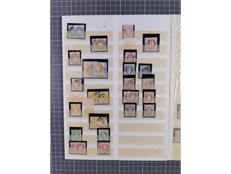 1850/64, small holding forerunners and first issues, including Mi. 1(4), 2(2), 4(3), 5(7) and 6(4)