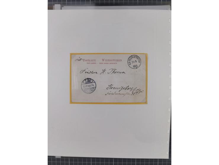 1900/05 (ca.), umfangreiche Sammlung “Feldpost” mit ca. 90 Briefen und Karten sowie schönen Briefstücken und wenigen losen Ma