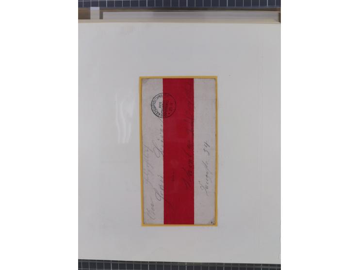 1900/05 (ca.), umfangreiche Sammlung “Feldpost” mit ca. 90 Briefen und Karten sowie schönen Briefstücken und wenigen losen Ma