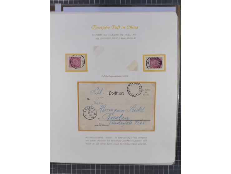 1900/05 (ca.), umfangreiche Sammlung “Feldpost” mit ca. 90 Briefen und Karten sowie schönen Briefstücken und wenigen losen Ma