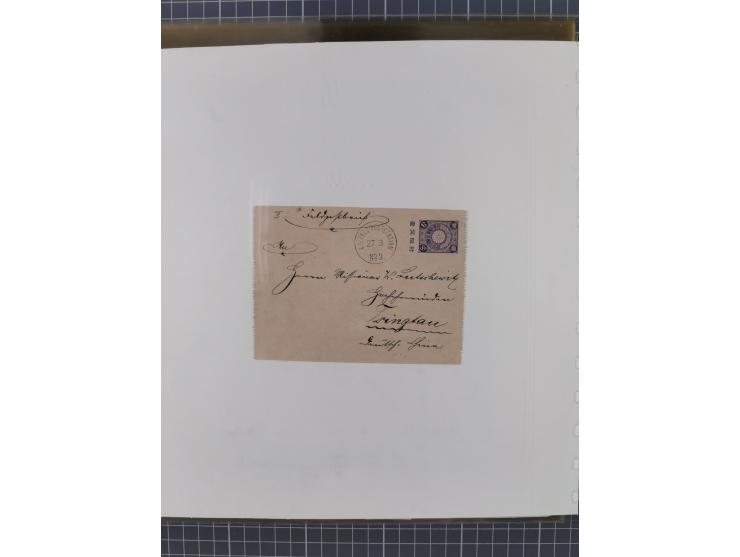 1900/05 (ca.), umfangreiche Sammlung “Feldpost” mit ca. 90 Briefen und Karten sowie schönen Briefstücken und wenigen losen Ma