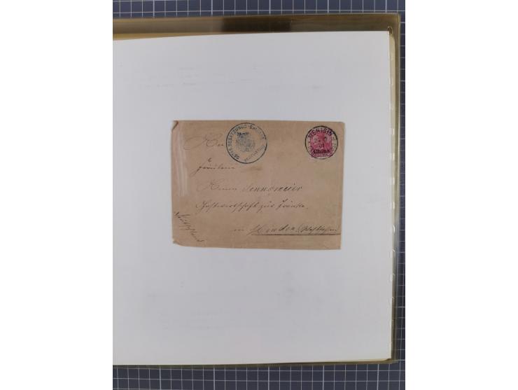 1900/05 (ca.), umfangreiche Sammlung “Feldpost” mit ca. 90 Briefen und Karten sowie schönen Briefstücken und wenigen losen Ma