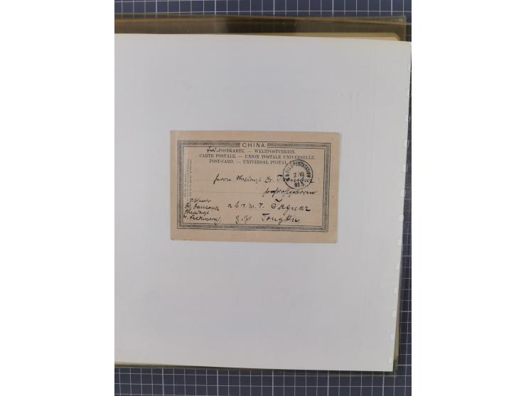 1900/05 (ca.), umfangreiche Sammlung “Feldpost” mit ca. 90 Briefen und Karten sowie schönen Briefstücken und wenigen losen Ma