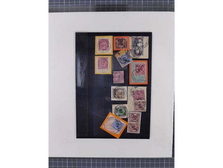 1900/05 (ca.), umfangreiche Sammlung “Feldpost” mit ca. 90 Briefen und Karten sowie schönen Briefstücken und wenigen losen Ma