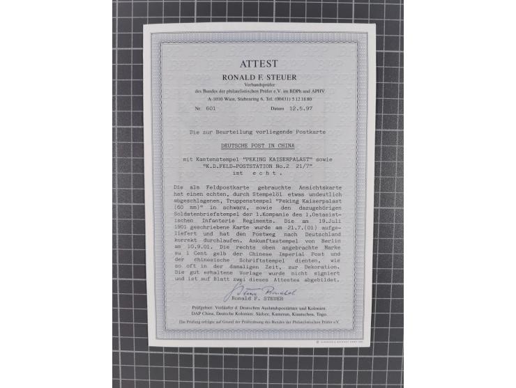 1900/05 (ca.), umfangreiche Sammlung “Feldpost” mit ca. 90 Briefen und Karten sowie schönen Briefstücken und wenigen losen Ma