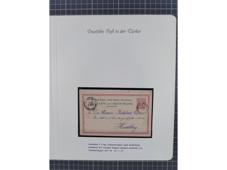 1870/1890. interessante Sammlung “Vorläufer” mit besseren Marken, schönen Briefstücken und ca. 30 Briefen, Karten und Ganzsac