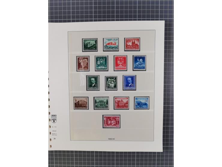 1916/45, ungebrauchte/postfrische und gestempelte Sammlung Deutsches Reich und Danzig mit einigen besseren Werten und kpl. Sä