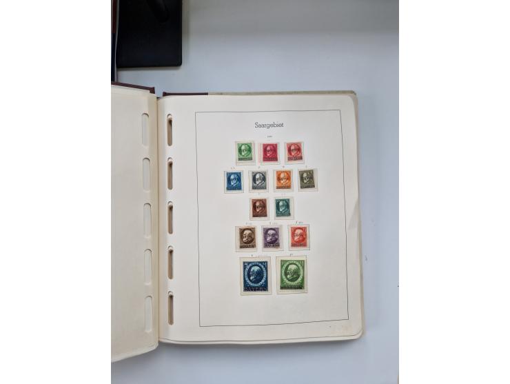 1920/58, in den Hauptnummern komplette, anfangs meist ungebrauchte, später postfrische und ungebrauchte Sammlung inkl. Dienst