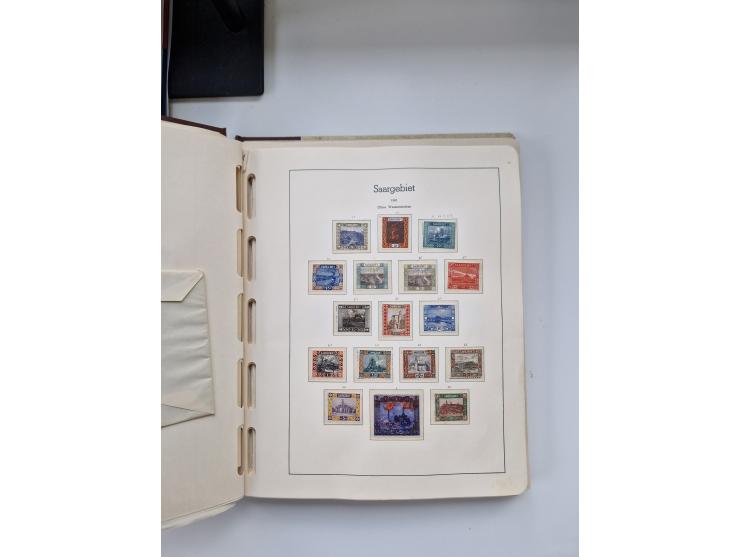 1920/58, in den Hauptnummern komplette, anfangs meist ungebrauchte, später postfrische und ungebrauchte Sammlung inkl. Dienst