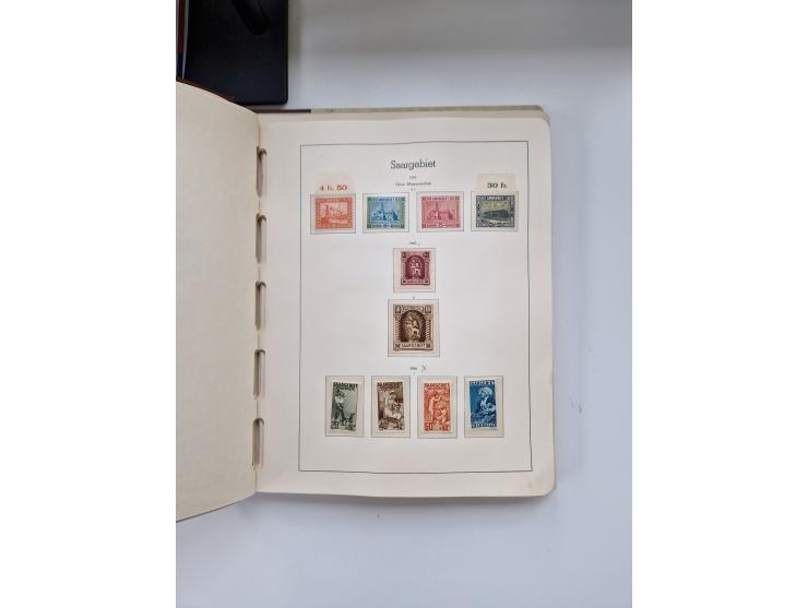 1920/58, in den Hauptnummern komplette, anfangs meist ungebrauchte, später postfrische und ungebrauchte Sammlung inkl. Dienst