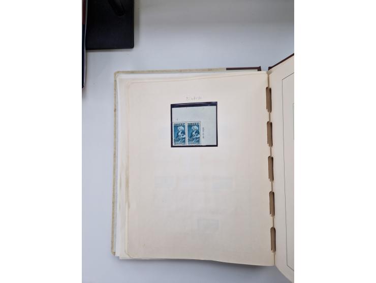 1920/58, in den Hauptnummern komplette, anfangs meist ungebrauchte, später postfrische und ungebrauchte Sammlung inkl. Dienst