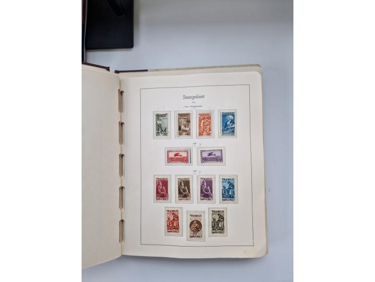 1920/58, in den Hauptnummern komplette, anfangs meist ungebrauchte, später postfrische und ungebrauchte Sammlung inkl. Dienst