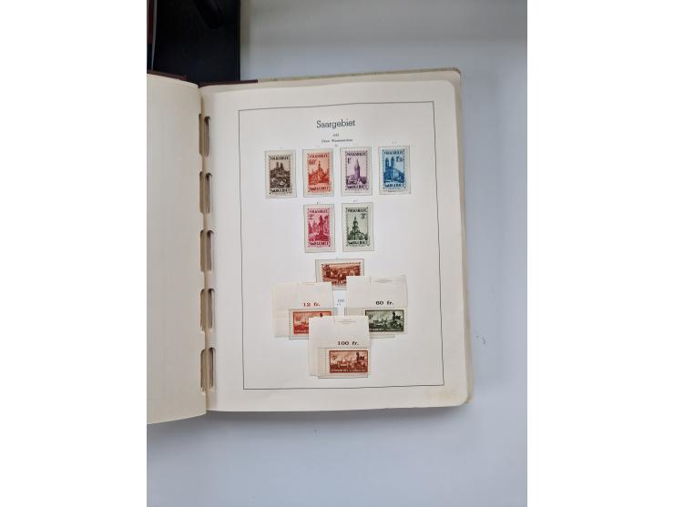 1920/58, in den Hauptnummern komplette, anfangs meist ungebrauchte, später postfrische und ungebrauchte Sammlung inkl. Dienst