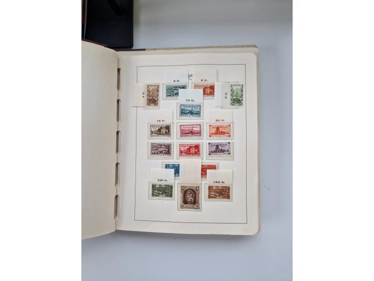 1920/58, in den Hauptnummern komplette, anfangs meist ungebrauchte, später postfrische und ungebrauchte Sammlung inkl. Dienst