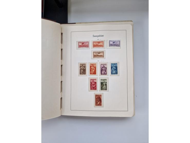 1920/58, in den Hauptnummern komplette, anfangs meist ungebrauchte, später postfrische und ungebrauchte Sammlung inkl. Dienst