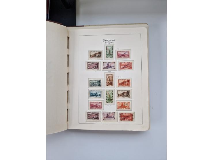 1920/58, in den Hauptnummern komplette, anfangs meist ungebrauchte, später postfrische und ungebrauchte Sammlung inkl. Dienst