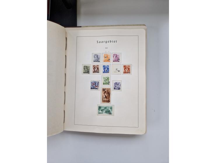 1920/58, in den Hauptnummern komplette, anfangs meist ungebrauchte, später postfrische und ungebrauchte Sammlung inkl. Dienst