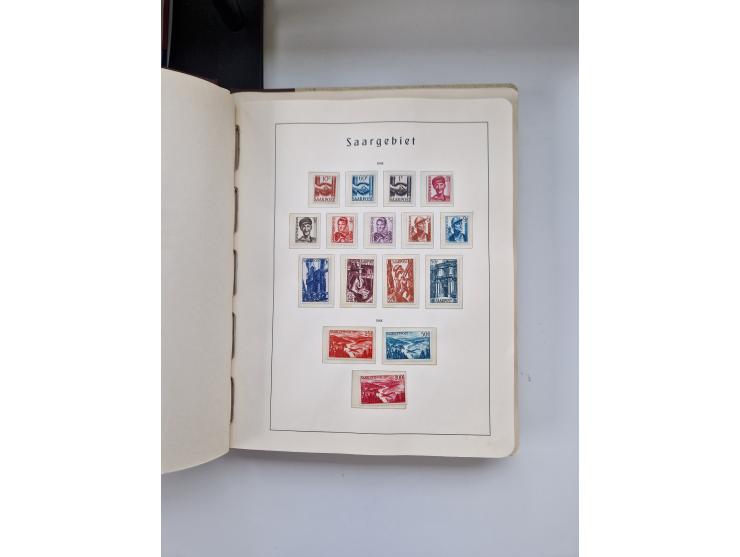 1920/58, in den Hauptnummern komplette, anfangs meist ungebrauchte, später postfrische und ungebrauchte Sammlung inkl. Dienst