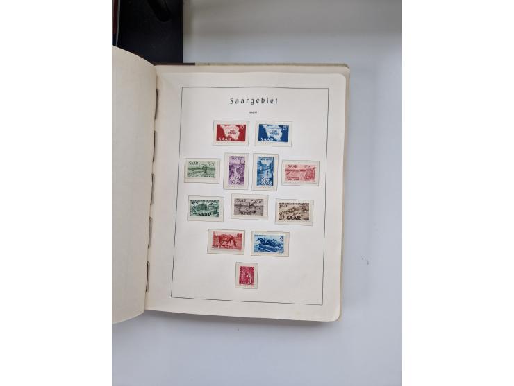 1920/58, in den Hauptnummern komplette, anfangs meist ungebrauchte, später postfrische und ungebrauchte Sammlung inkl. Dienst