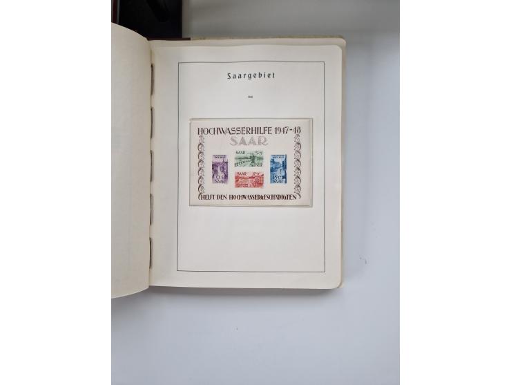 1920/58, in den Hauptnummern komplette, anfangs meist ungebrauchte, später postfrische und ungebrauchte Sammlung inkl. Dienst