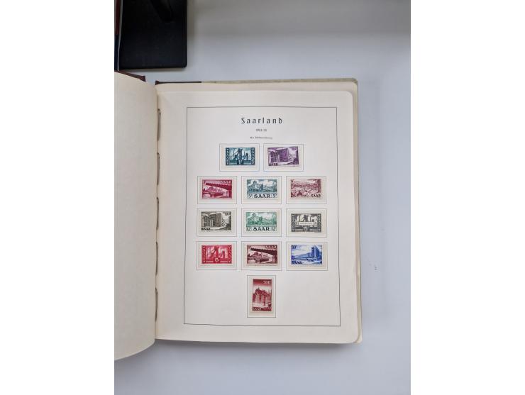 1920/58, in den Hauptnummern komplette, anfangs meist ungebrauchte, später postfrische und ungebrauchte Sammlung inkl. Dienst