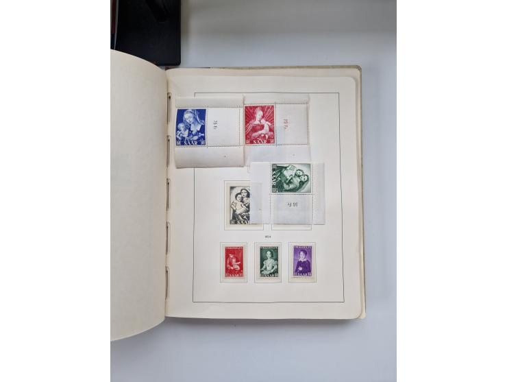 1920/58, in den Hauptnummern komplette, anfangs meist ungebrauchte, später postfrische und ungebrauchte Sammlung inkl. Dienst