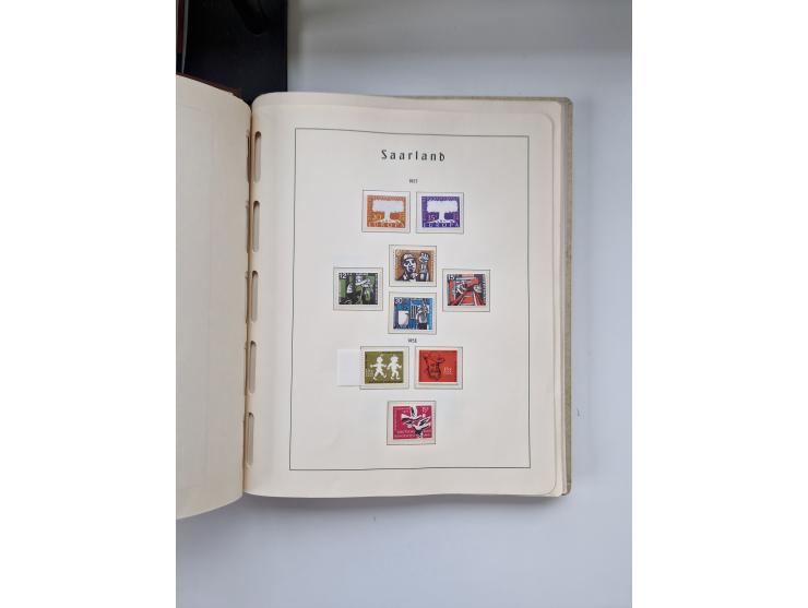 1920/58, in den Hauptnummern komplette, anfangs meist ungebrauchte, später postfrische und ungebrauchte Sammlung inkl. Dienst