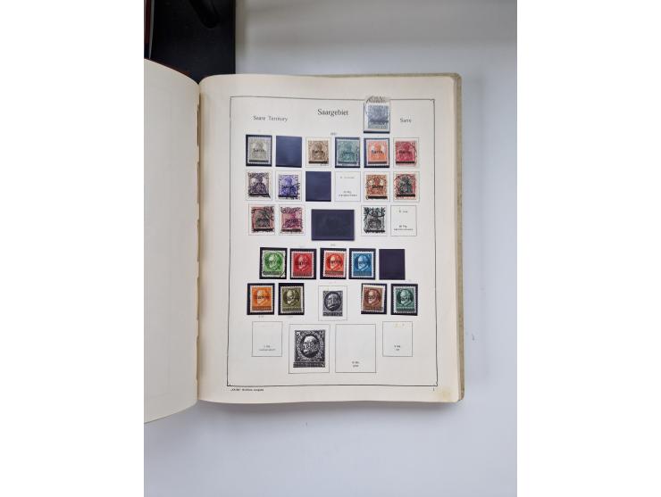 1920/58, in den Hauptnummern komplette, anfangs meist ungebrauchte, später postfrische und ungebrauchte Sammlung inkl. Dienst