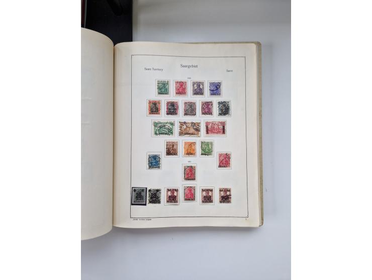 1920/58, in den Hauptnummern komplette, anfangs meist ungebrauchte, später postfrische und ungebrauchte Sammlung inkl. Dienst