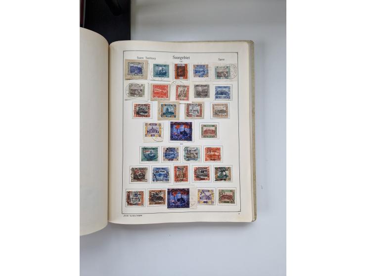 1920/58, in den Hauptnummern komplette, anfangs meist ungebrauchte, später postfrische und ungebrauchte Sammlung inkl. Dienst