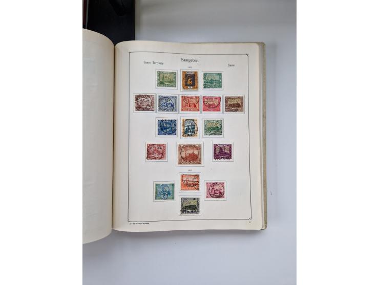 1920/58, in den Hauptnummern komplette, anfangs meist ungebrauchte, später postfrische und ungebrauchte Sammlung inkl. Dienst