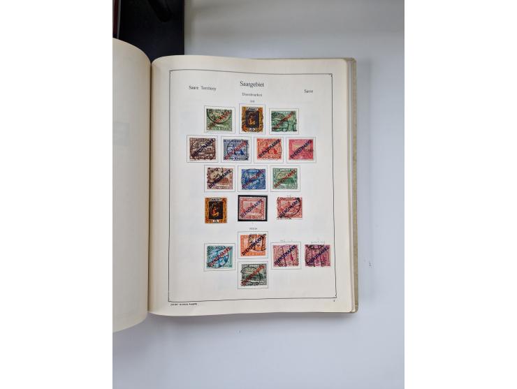 1920/58, in den Hauptnummern komplette, anfangs meist ungebrauchte, später postfrische und ungebrauchte Sammlung inkl. Dienst