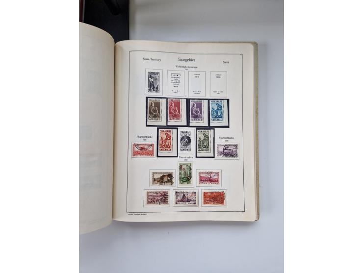 1920/58, in den Hauptnummern komplette, anfangs meist ungebrauchte, später postfrische und ungebrauchte Sammlung inkl. Dienst