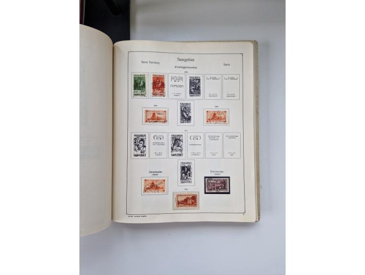 1920/58, in den Hauptnummern komplette, anfangs meist ungebrauchte, später postfrische und ungebrauchte Sammlung inkl. Dienst