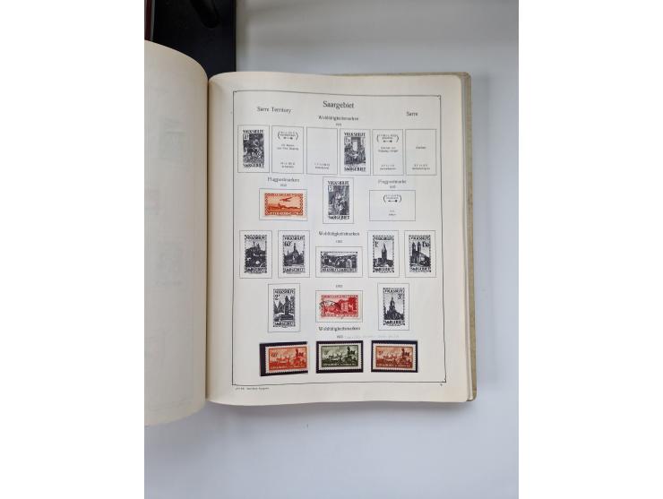 1920/58, in den Hauptnummern komplette, anfangs meist ungebrauchte, später postfrische und ungebrauchte Sammlung inkl. Dienst