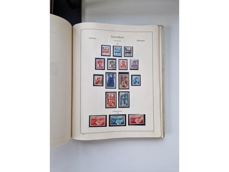 1920/58, in den Hauptnummern komplette, anfangs meist ungebrauchte, später postfrische und ungebrauchte Sammlung inkl. Dienst