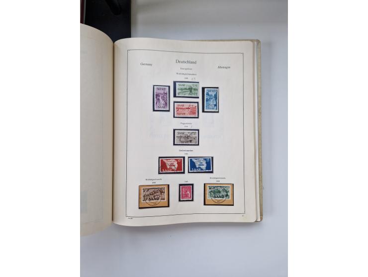 1920/58, in den Hauptnummern komplette, anfangs meist ungebrauchte, später postfrische und ungebrauchte Sammlung inkl. Dienst