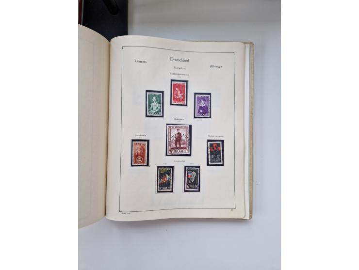 1920/58, in den Hauptnummern komplette, anfangs meist ungebrauchte, später postfrische und ungebrauchte Sammlung inkl. Dienst